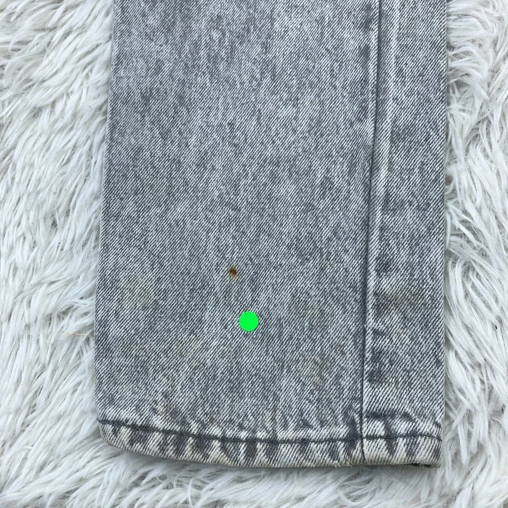 Vintage Levis Jeans‎ 25x31 Gray USA Straight Slim Grunge Denim Sliver Tab Retro